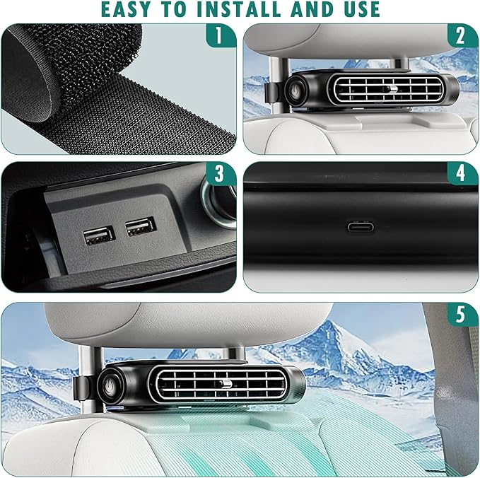 Car Seat Cooling Fan