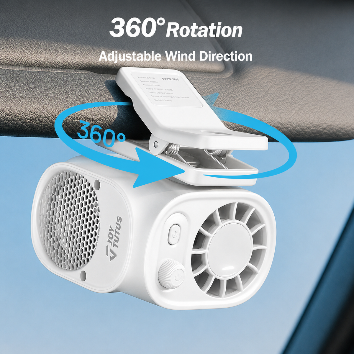 Portable Clip Fan · Cool Air Anywhere You Go