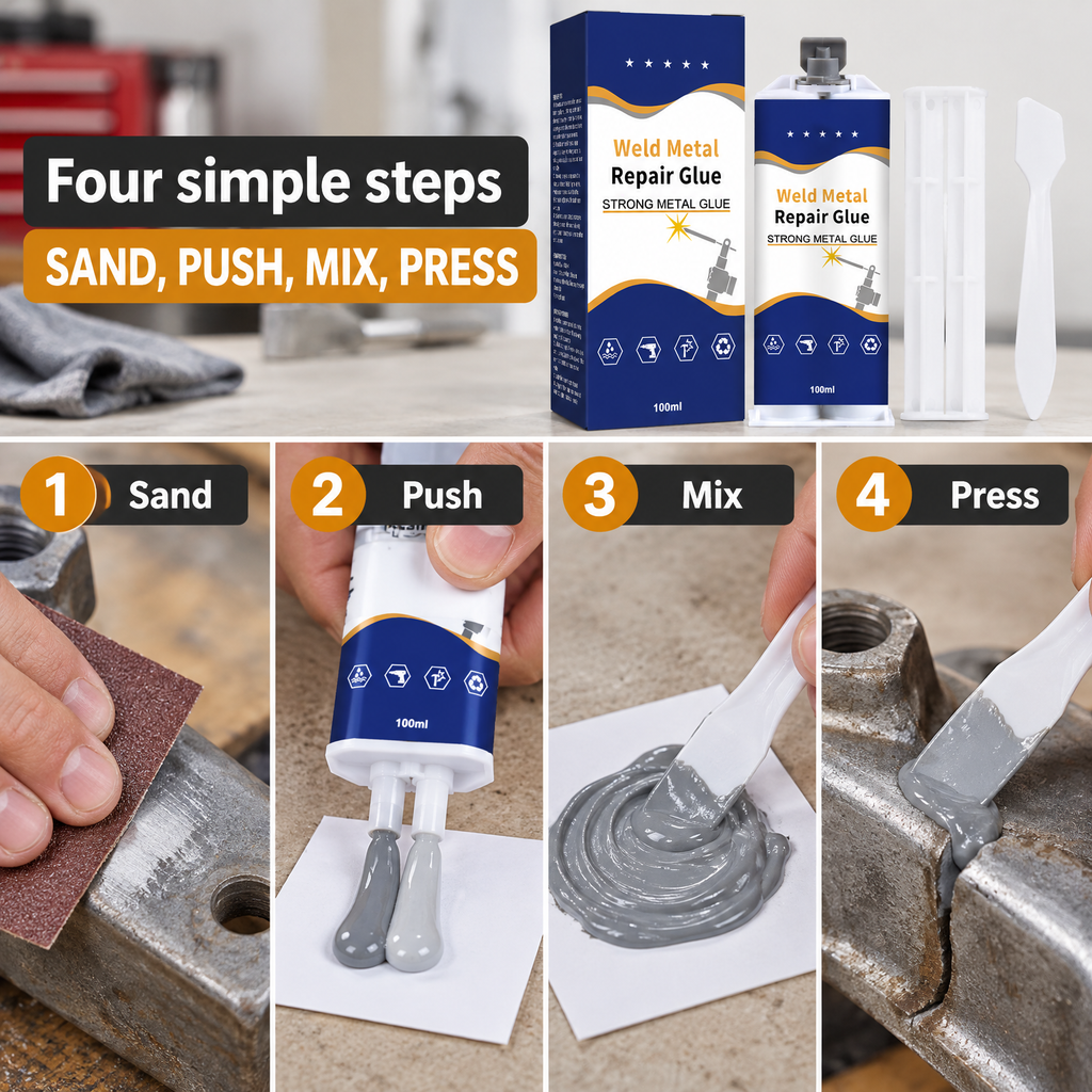 ChumaFix Metal Repair Epoxy How to use