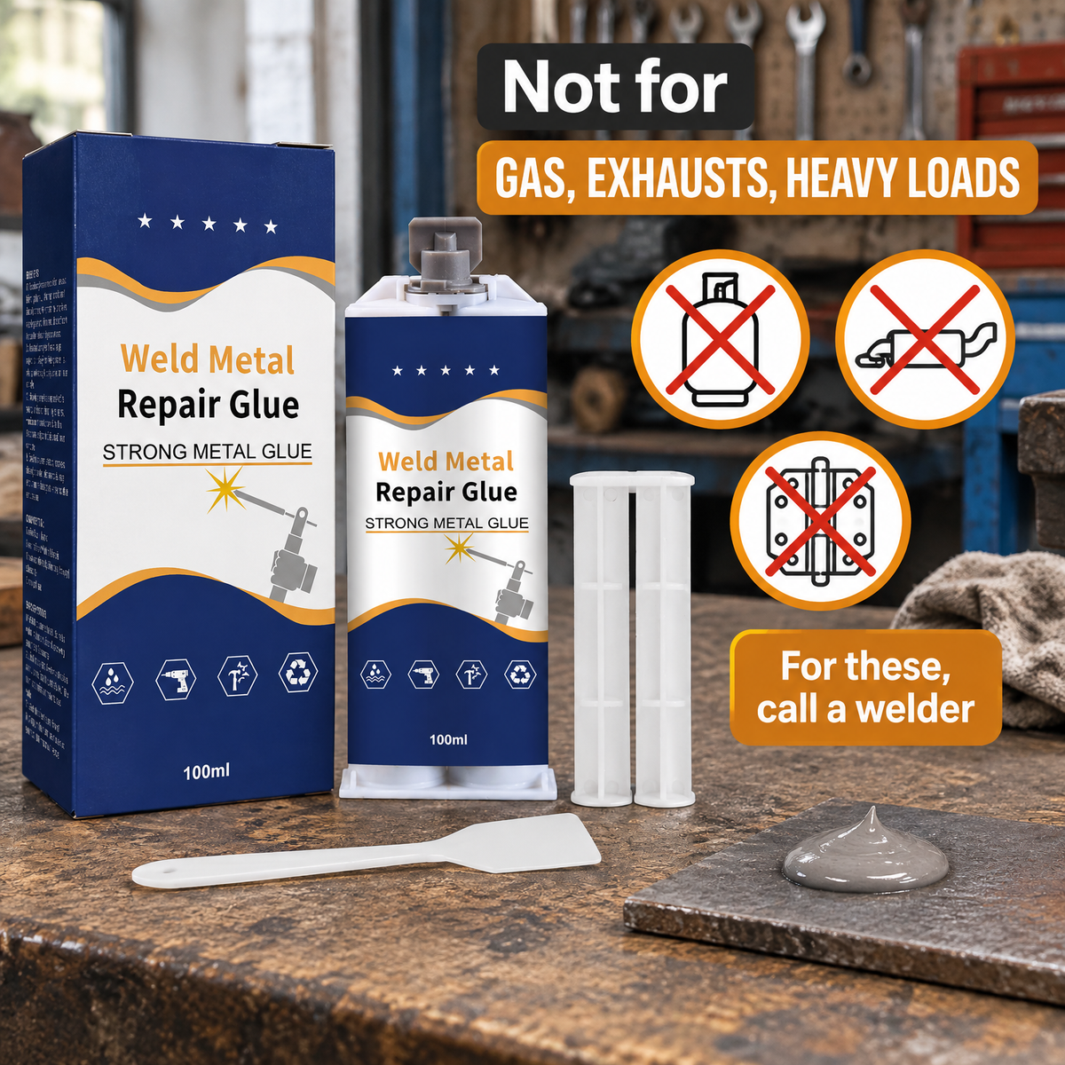 ChumaFix Metal Repair Epoxy Honest limits