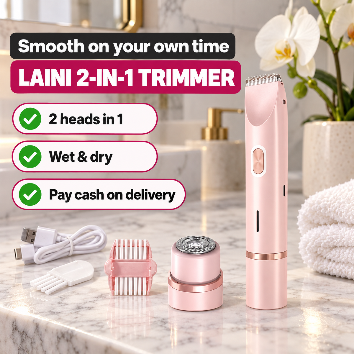 Laini 2-in-1 Trimmer for Women Hero
