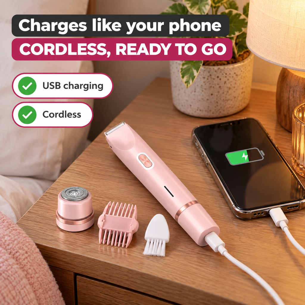 Laini 2-in-1 Trimmer for Women Charging
