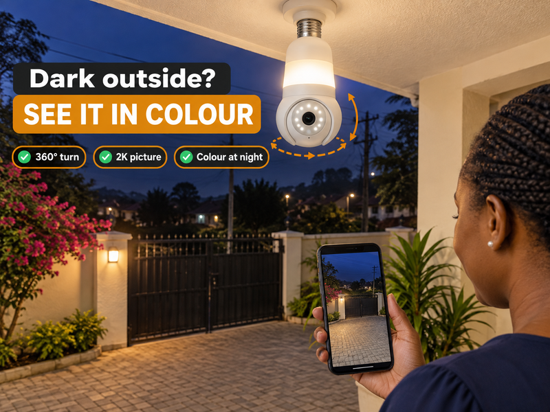 Turn the camera with your thumb, day or night