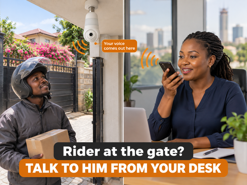 Talk to the gate from your desk