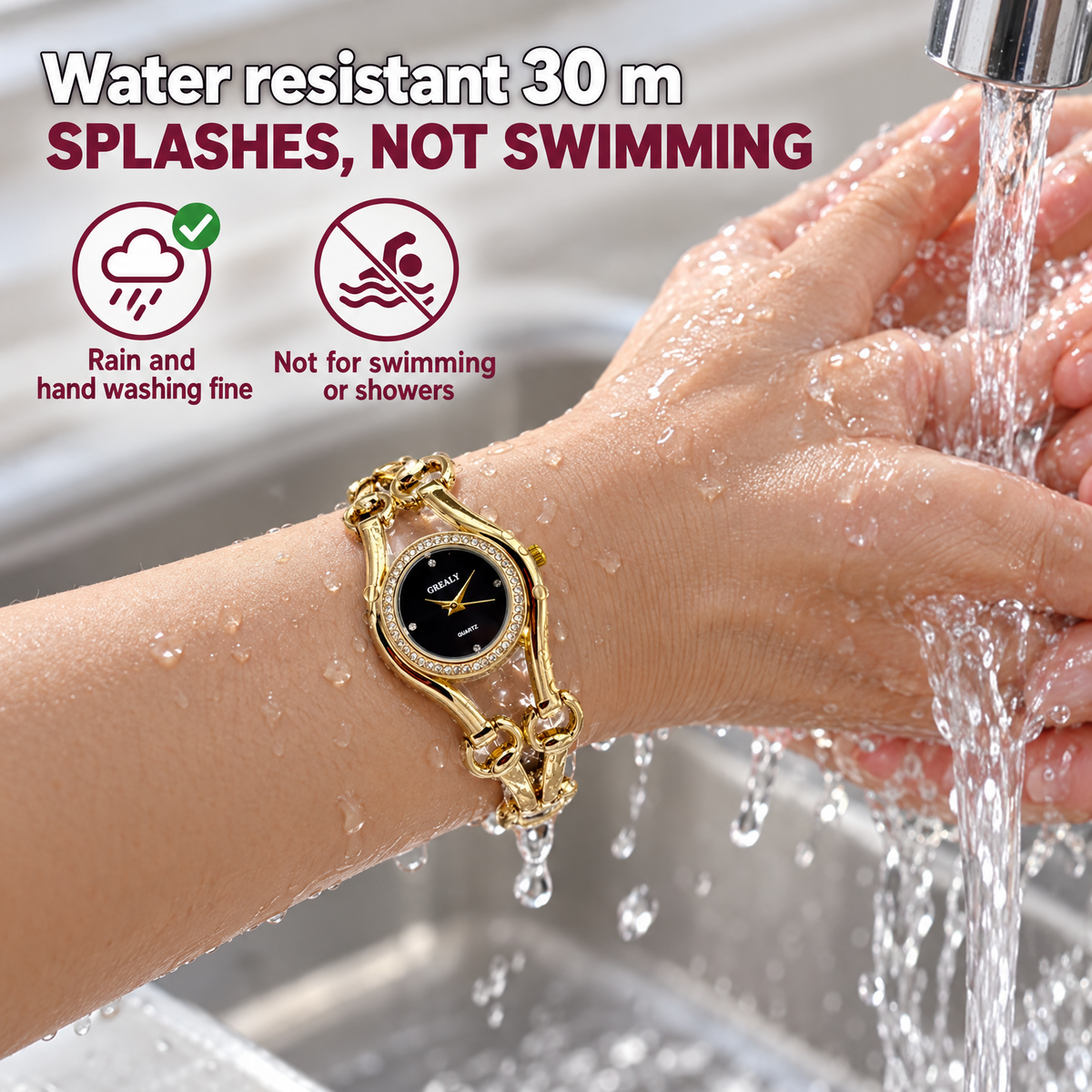 Noir Bangle Water