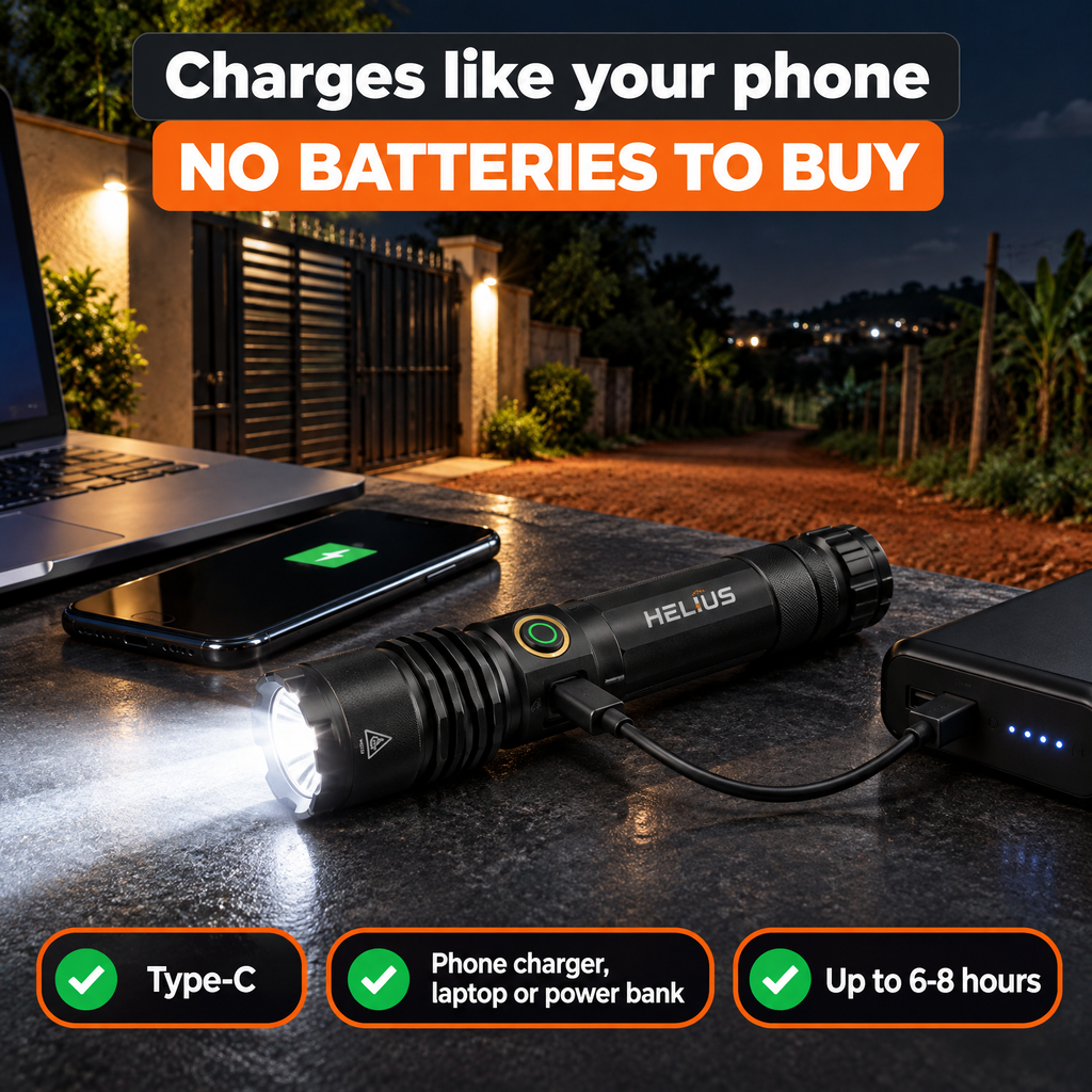 Nuru 1350 Tactical Torch Charging