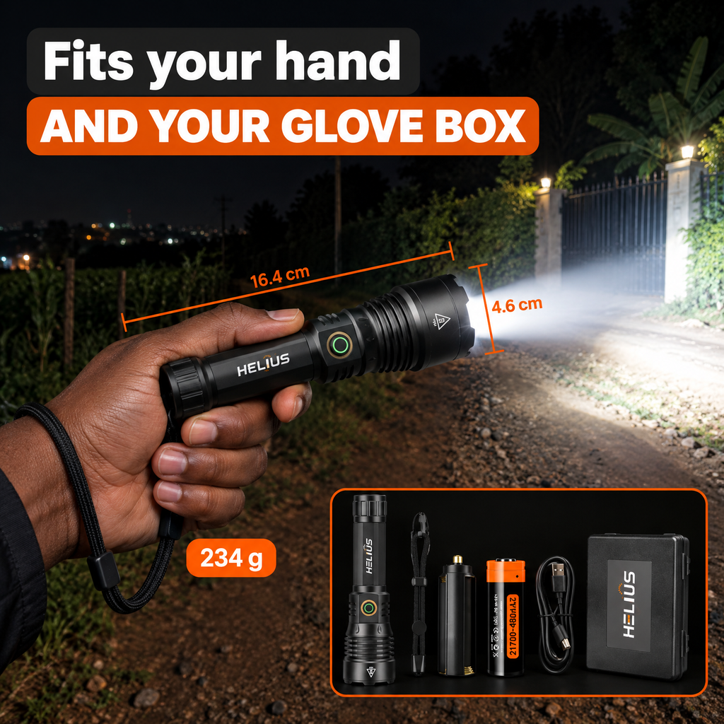 Nuru 1350 Tactical Torch Size