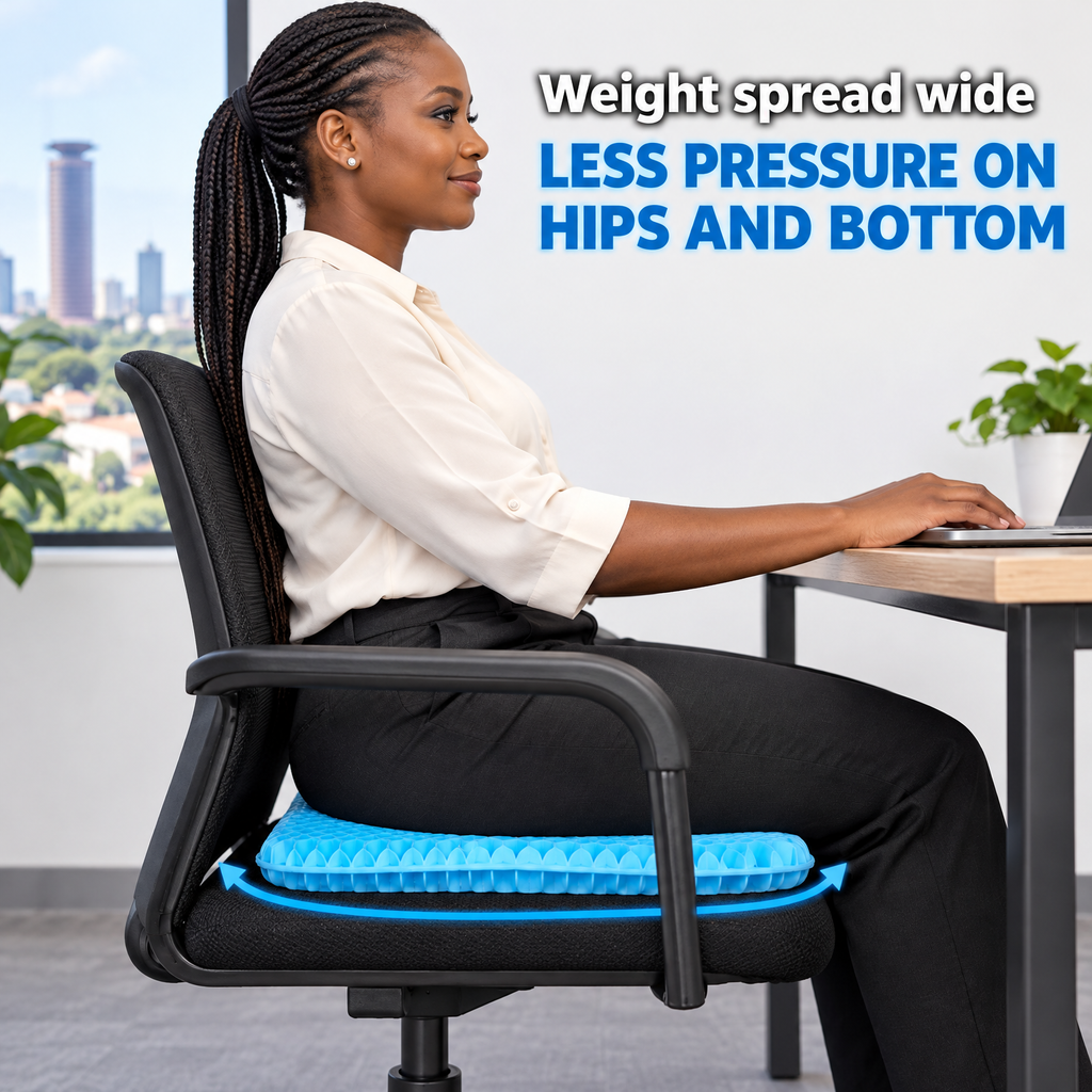 PoaSeat Gel Cushion Less pressure