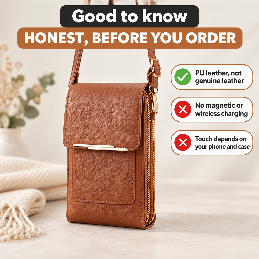 SimuPochi Touch Phone Bag Good to know