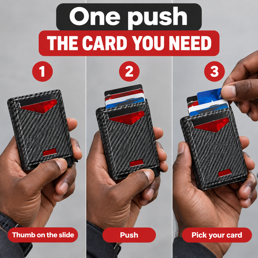 Tayari Pop-Up Wallet Pop-up in action