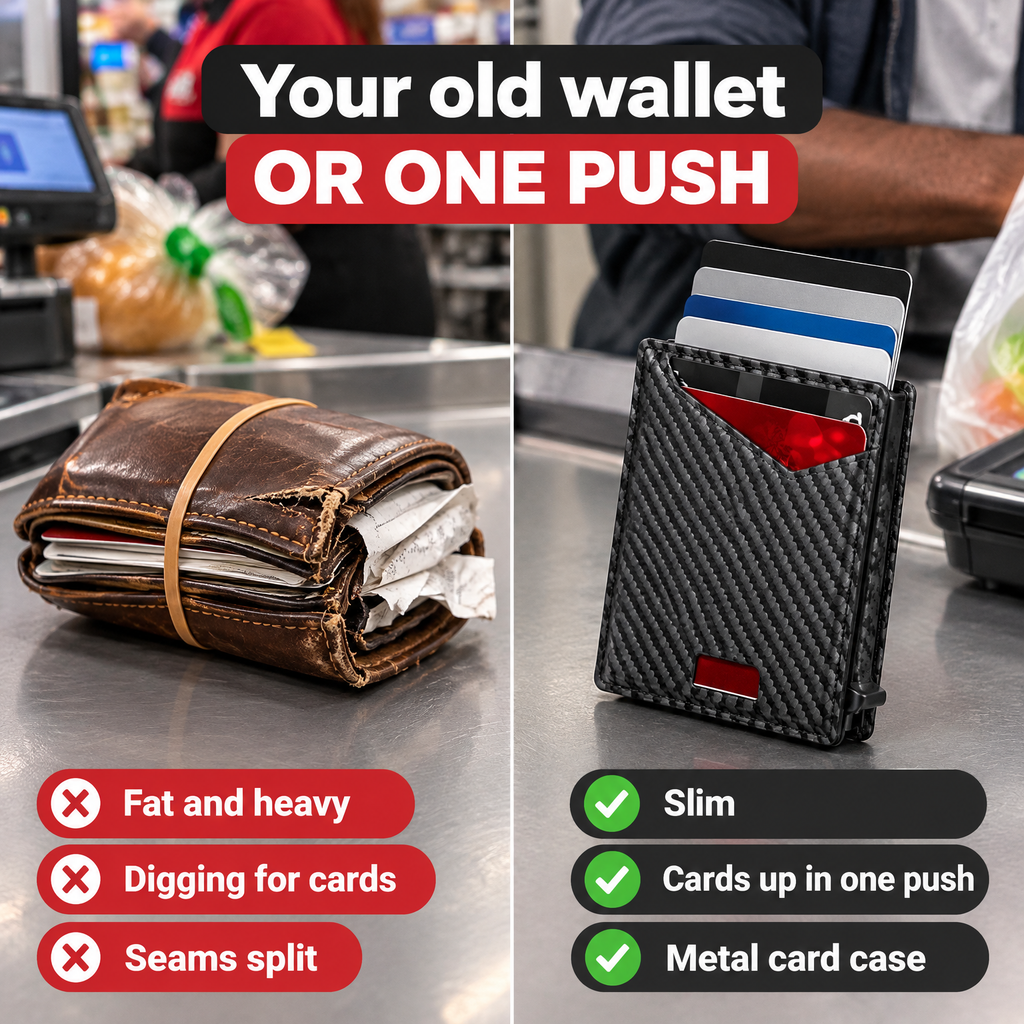 Tayari Pop-Up Wallet Old wallet vs Tayari