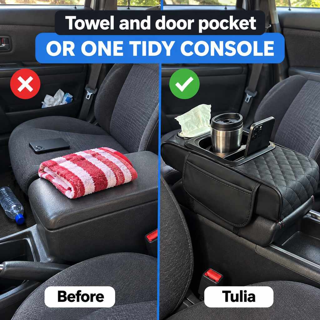 Tulia Armrest Organiser Towel or Tulia