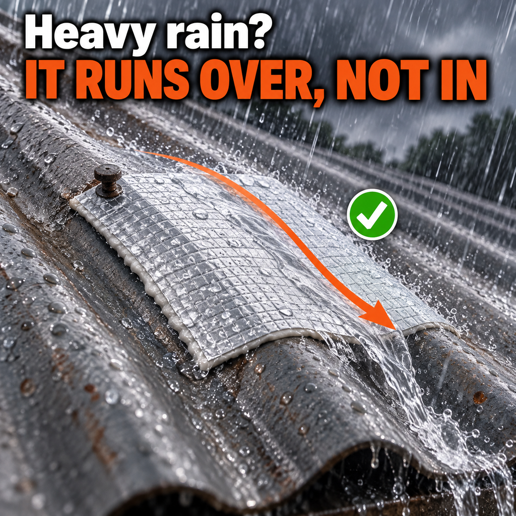 ZibaTape Waterproof Leak Seal Tape Rain test